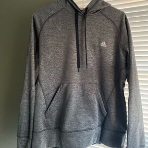 Adidas grey hoodie
Pre worn
Front pocket
100% polyester
No rips or concerns